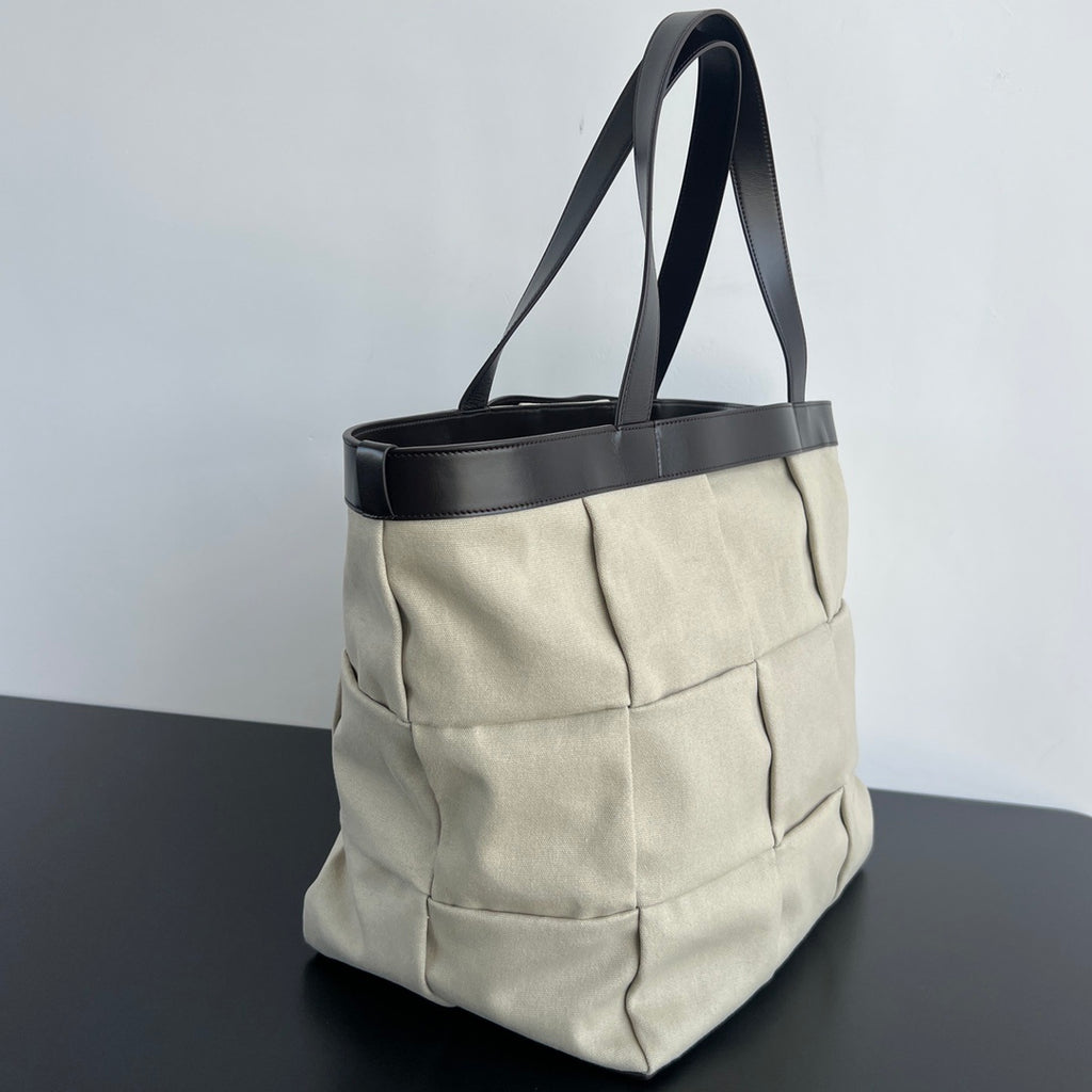 Bottega Veneta Canvas Intrecciato Tote