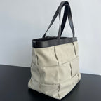 Bottega Veneta Canvas Intrecciato Tote