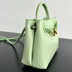 Bottega Veneta Andiamo Mini (Croc-Embossed Leather)