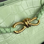 Bottega Veneta Andiamo Mini (Croc-Embossed Leather)
