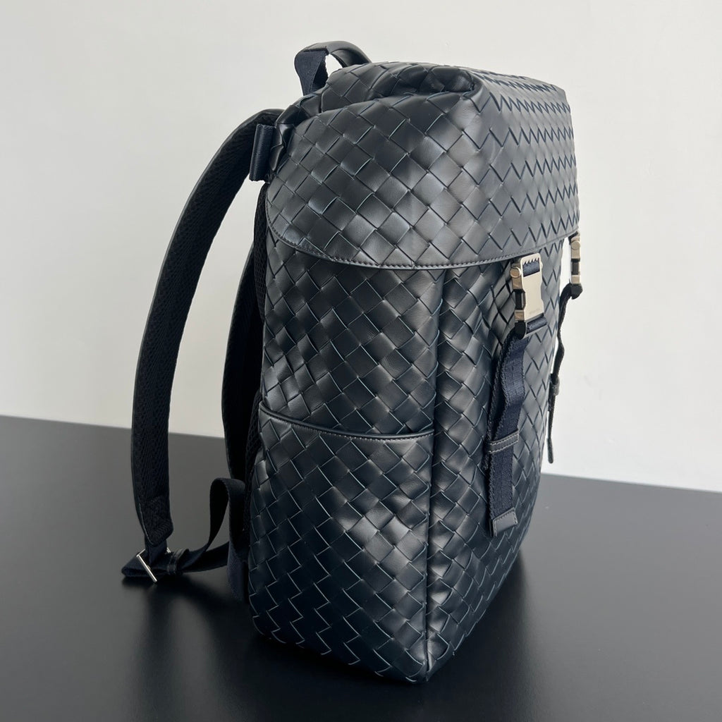 Bottega Veneta Intrecciato Flap Backpack