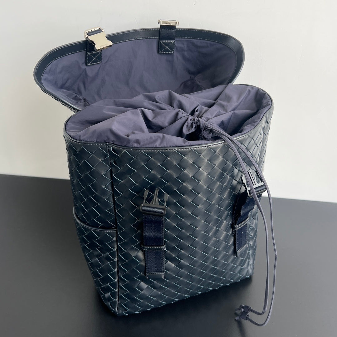 Bottega Veneta Intrecciato Flap Backpack