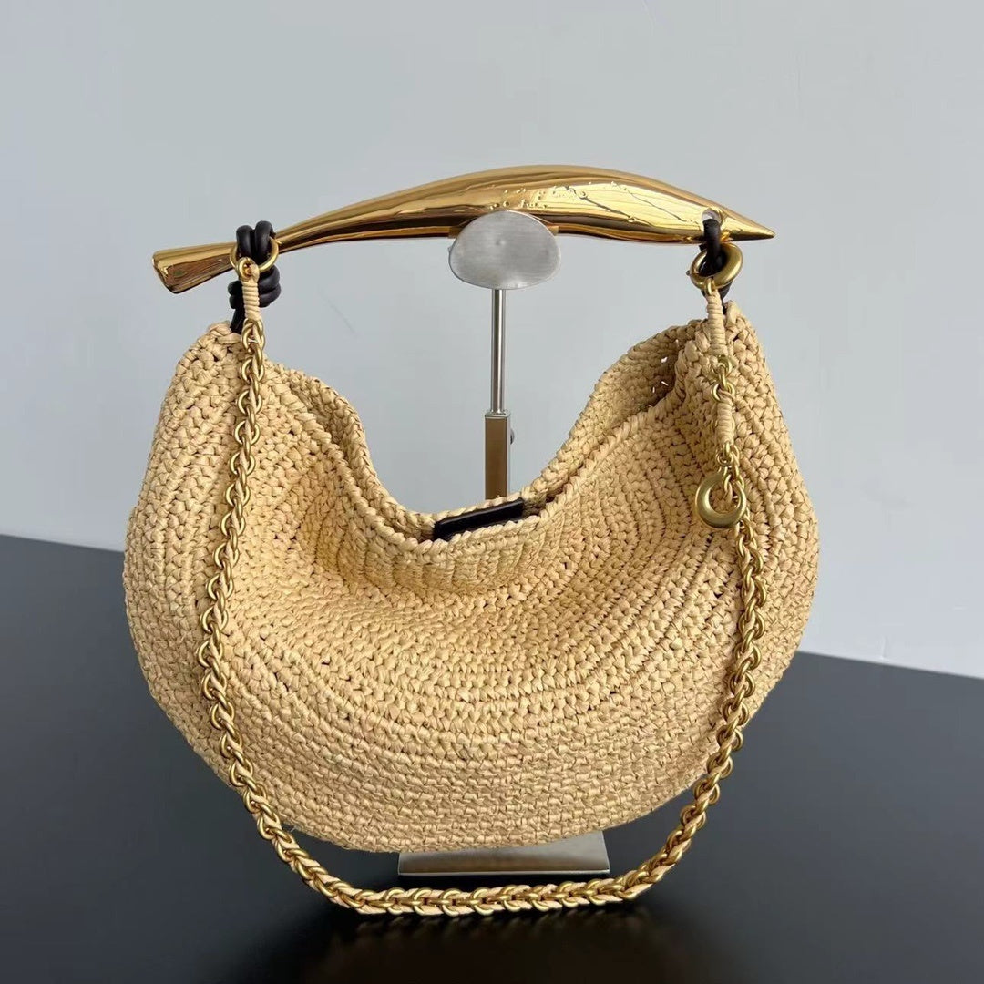 Bottega Veneta Raffia Sardine Bag