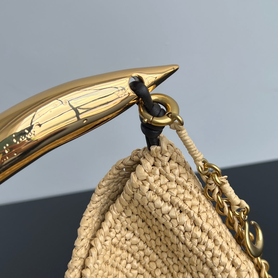 Bottega Veneta Raffia Sardine Bag