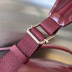 Bottega Veneta Pleated Oil-Waxed Leather Backpack