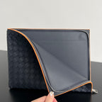 Bottega Veneta Half-Zip Clutch