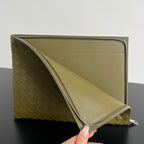 Bottega Veneta Half-Zip Clutch