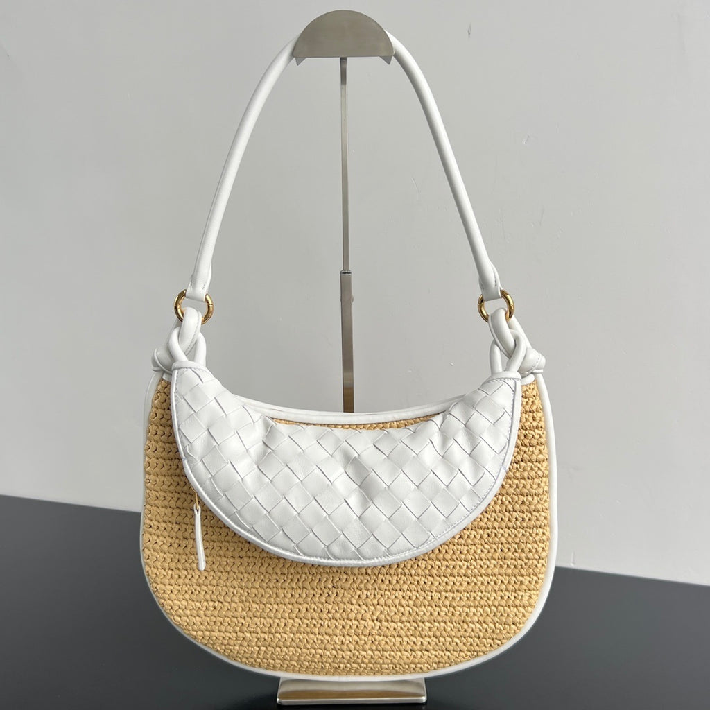 Bottega Veneta Gemelli Raffia Handbag