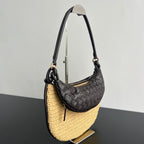 Bottega Veneta Gemelli Raffia Handbag