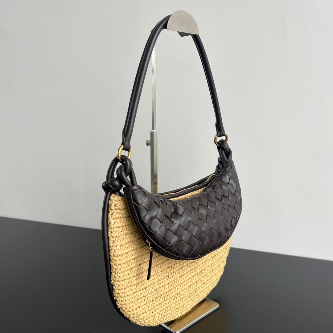 Bottega Veneta Gemelli Raffia Handbag