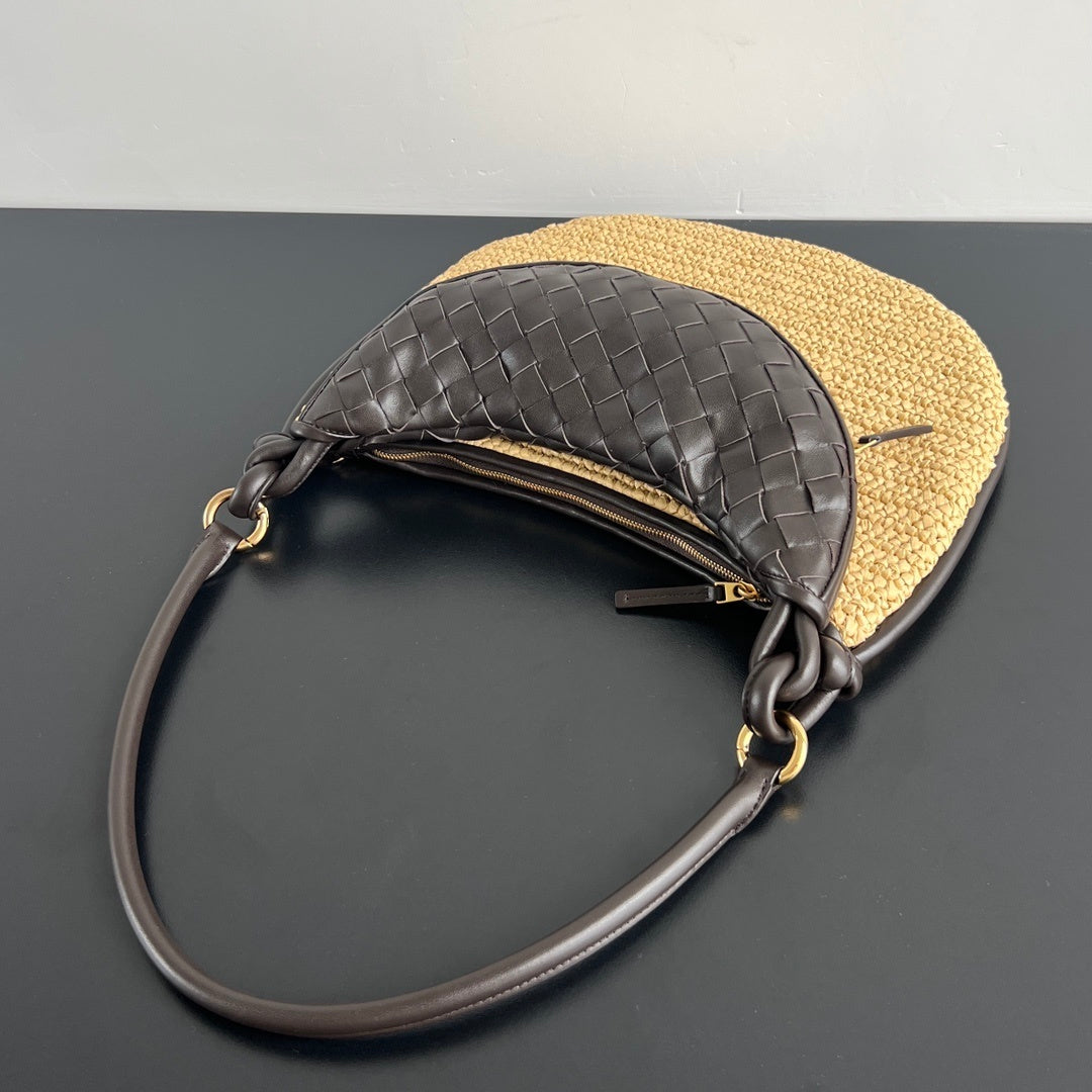 Bottega Veneta Gemelli Raffia Handbag