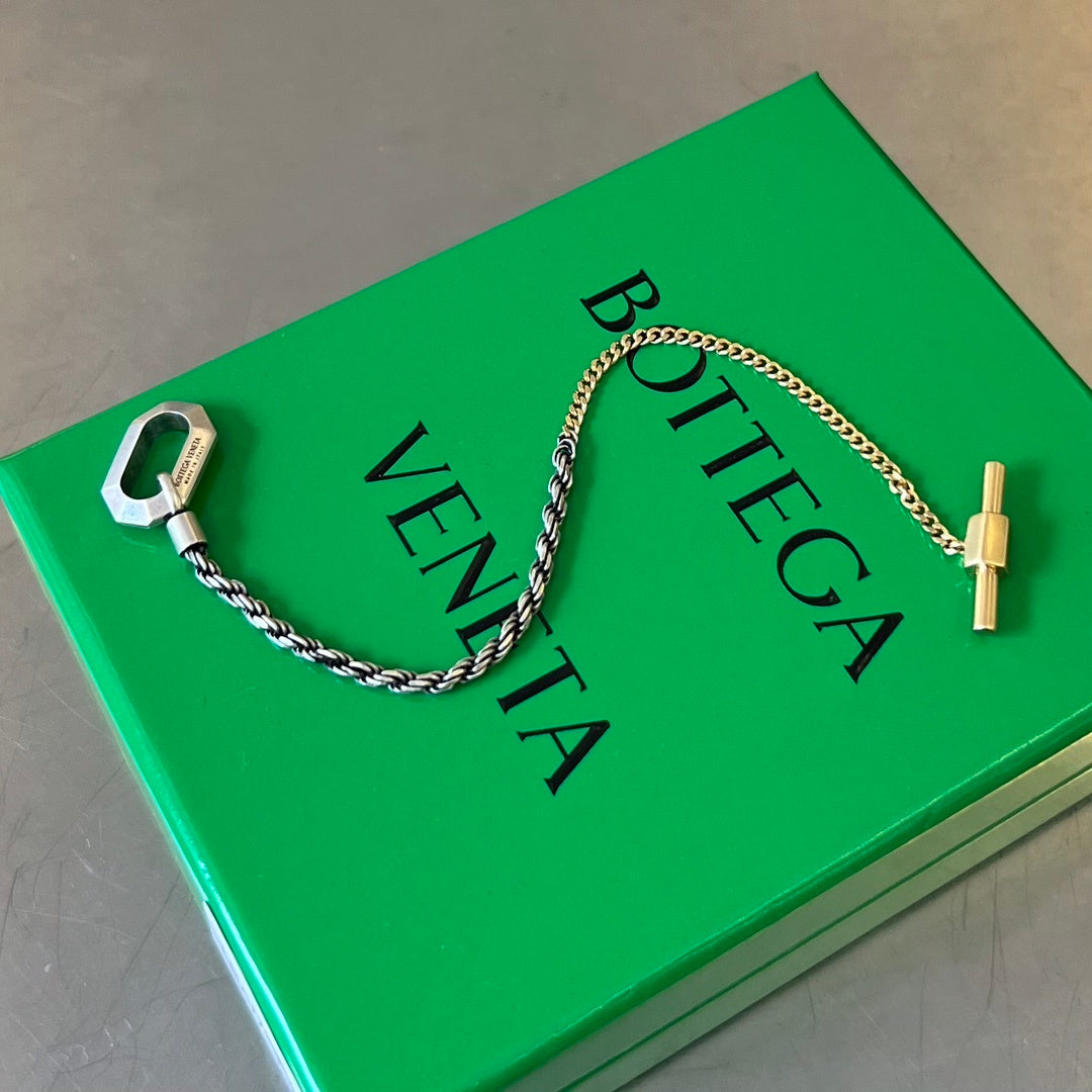 Bottega Veneta Facet Chain Bracelet