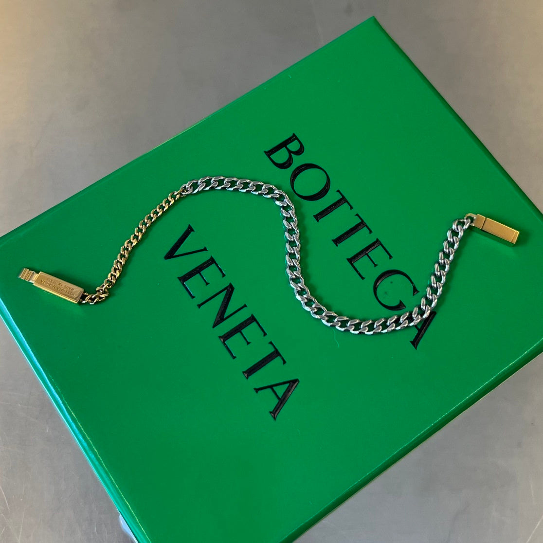 Bottega Veneta Men’s Chain Bracelet
