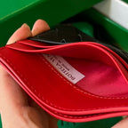 Bottega Veneta Woven Bi-Color Card Holder