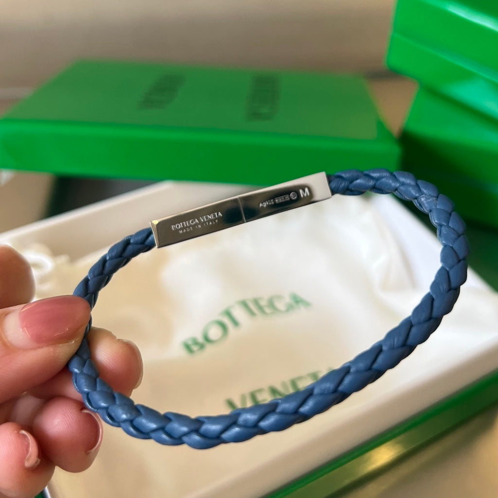 Bottega Veneta Woven Leather Bracelet