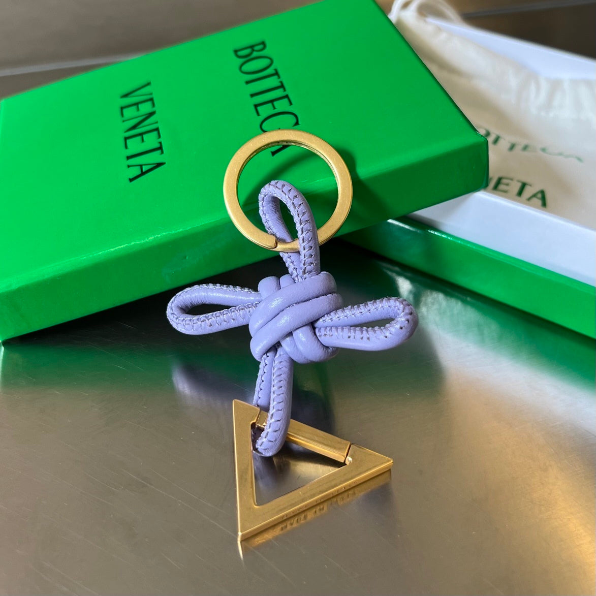 Bottega Veneta Knot Key Holder