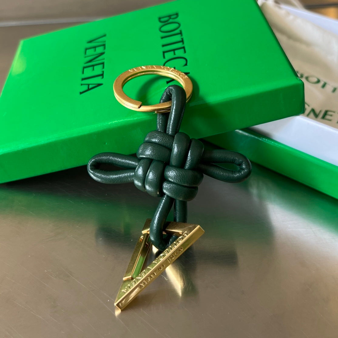 Bottega Veneta Knot Key Holder