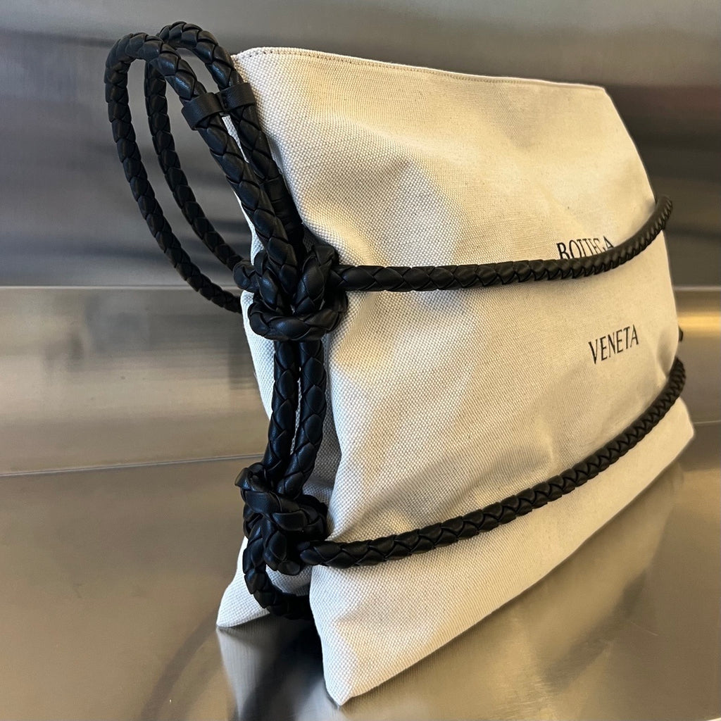 Bottega Veneta Knot Canvas Tote