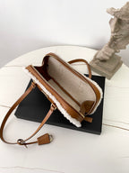 Prada Shearling Bowling Bag