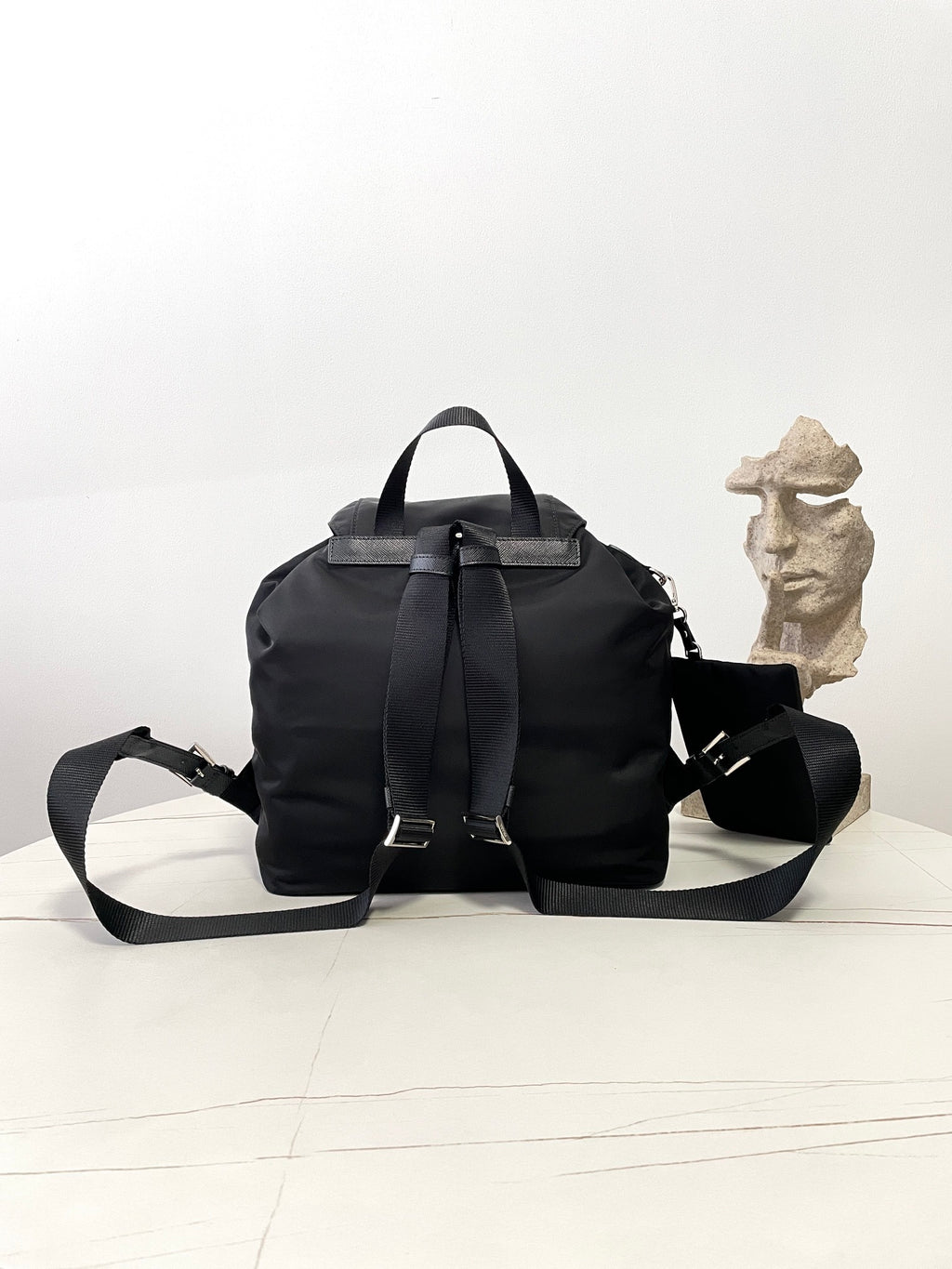 Prada Runway Backpack with Pouch