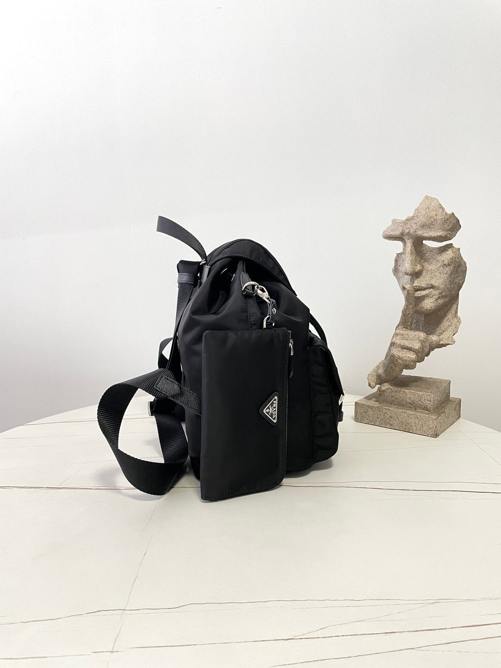Prada Runway Backpack with Pouch