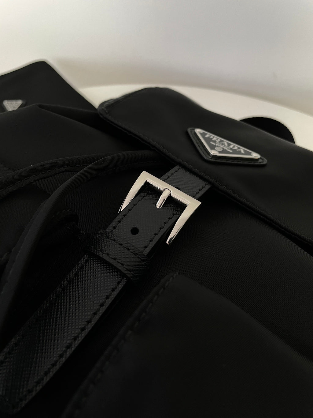 Prada Runway Backpack with Pouch