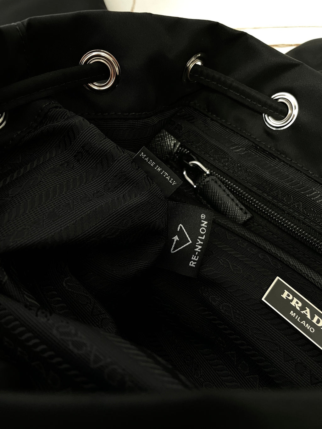 Prada Runway Backpack with Pouch