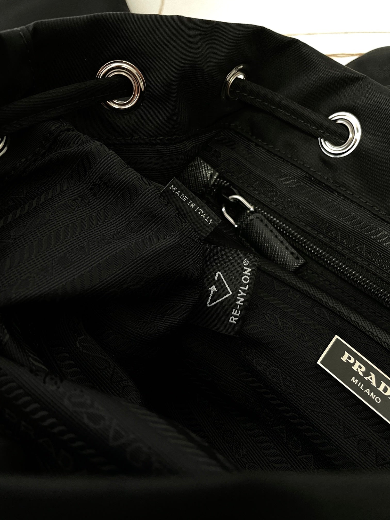 Prada Runway Backpack with Pouch