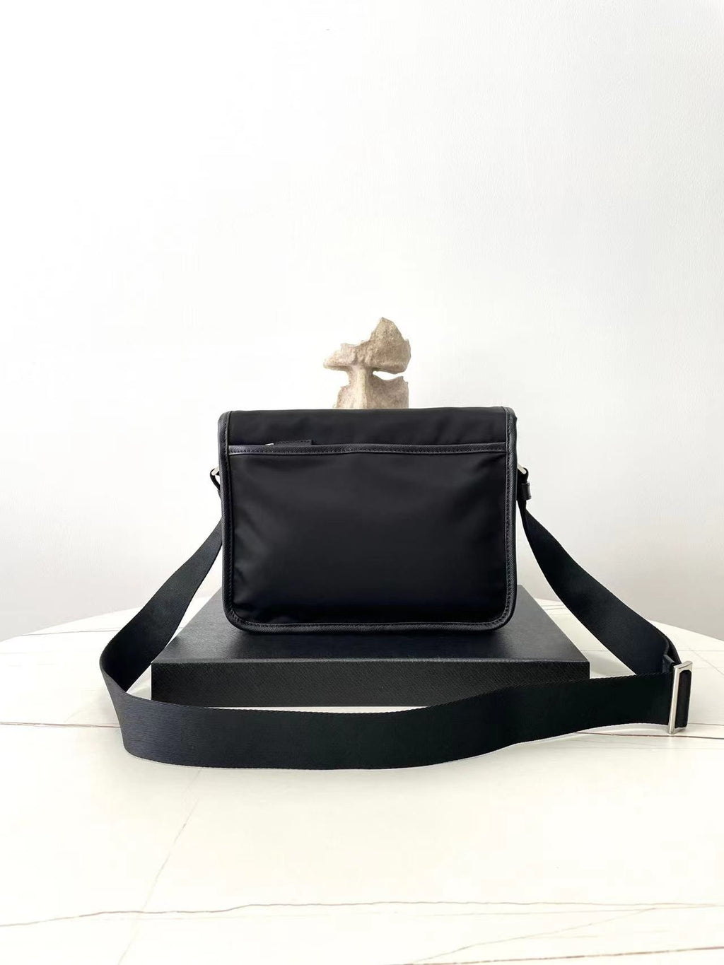 Prada Nylon Flap Crossbody Bag