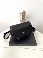 Prada Nylon Flap Crossbody Bag