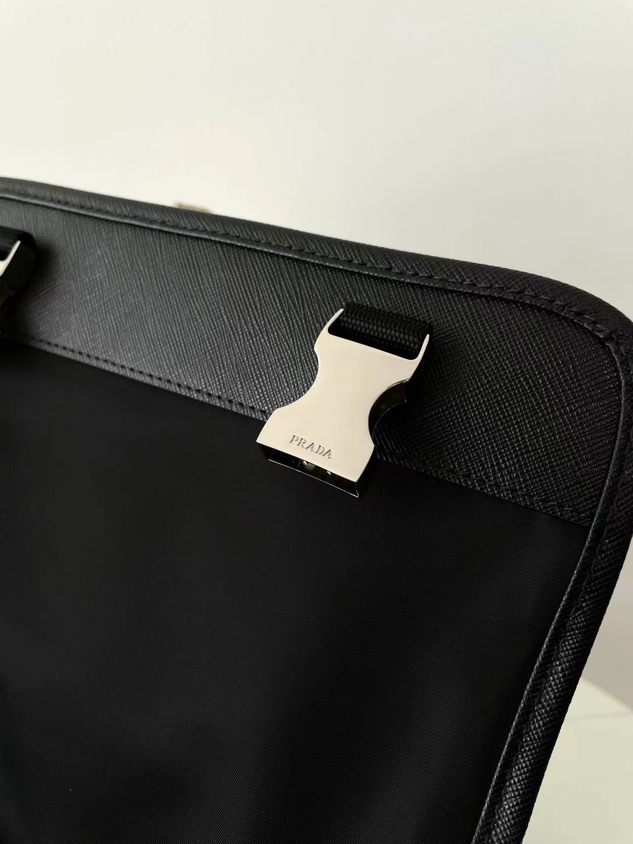 Prada Nylon Flap Crossbody Bag