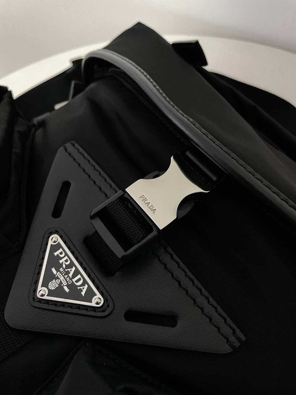 Prada Nylon Utility Crossbody Bag