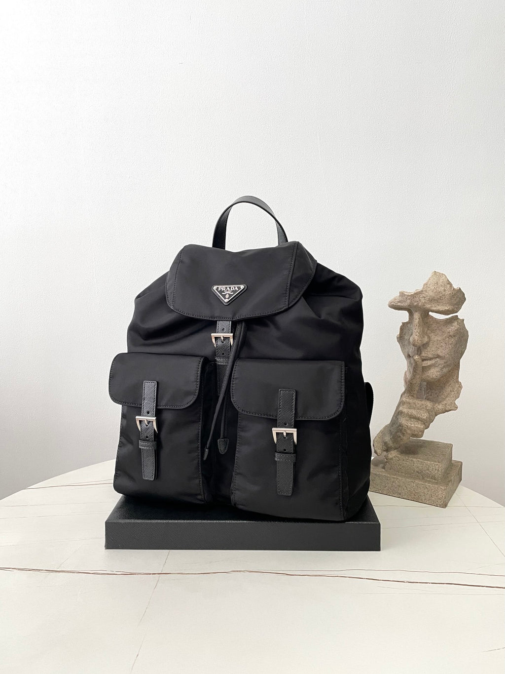 Prada Re-Nylon Flap Backpack