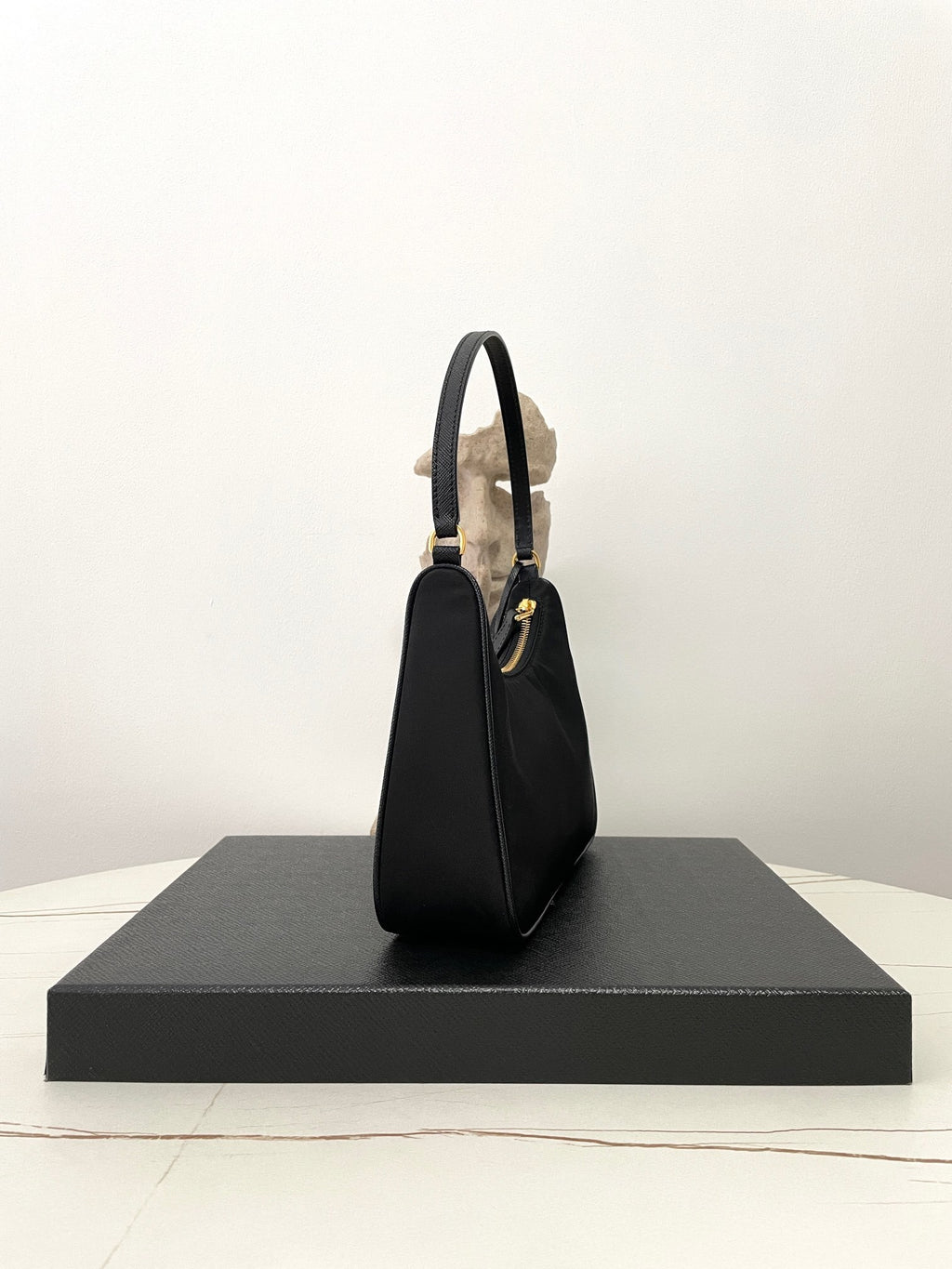 Prada Nylon Hobo Shoulder Bag