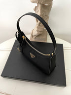 Prada Nylon Hobo Shoulder Bag
