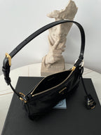 Prada Oil-Waxed Leather Shoulder Bag