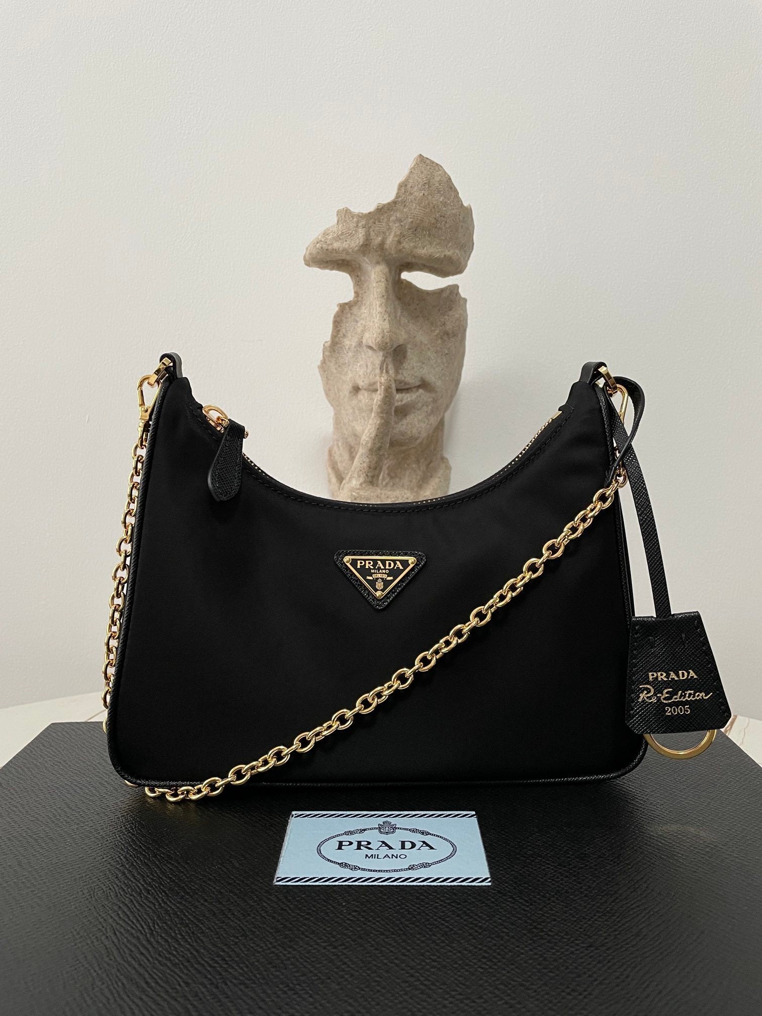 Prada Nylon Hobo Bag Three-in-One