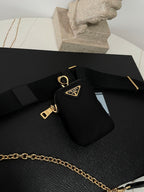 Prada Nylon Hobo Bag Three-in-One