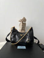 Prada Leather Hobo Bag Three-in-One