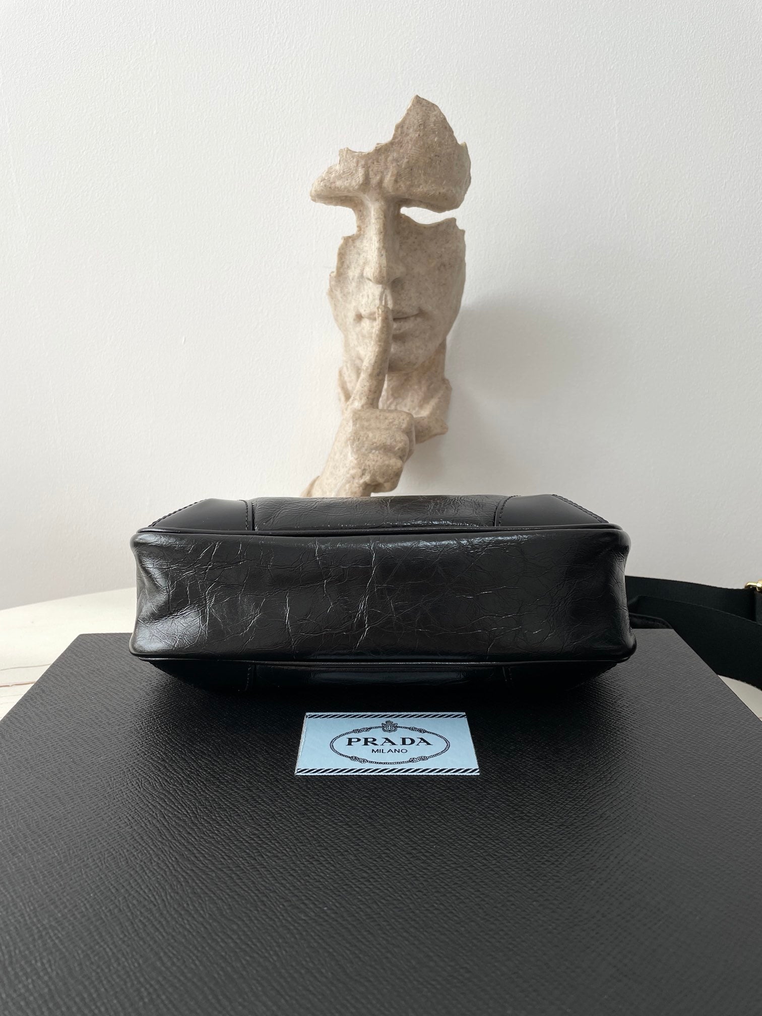 Prada Leather Hobo Bag Three-in-One