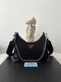 Prada Nylon Hobo Bag Three-in-One