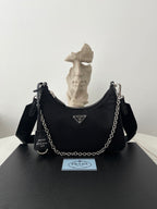 Prada Nylon Hobo Bag Three-in-One