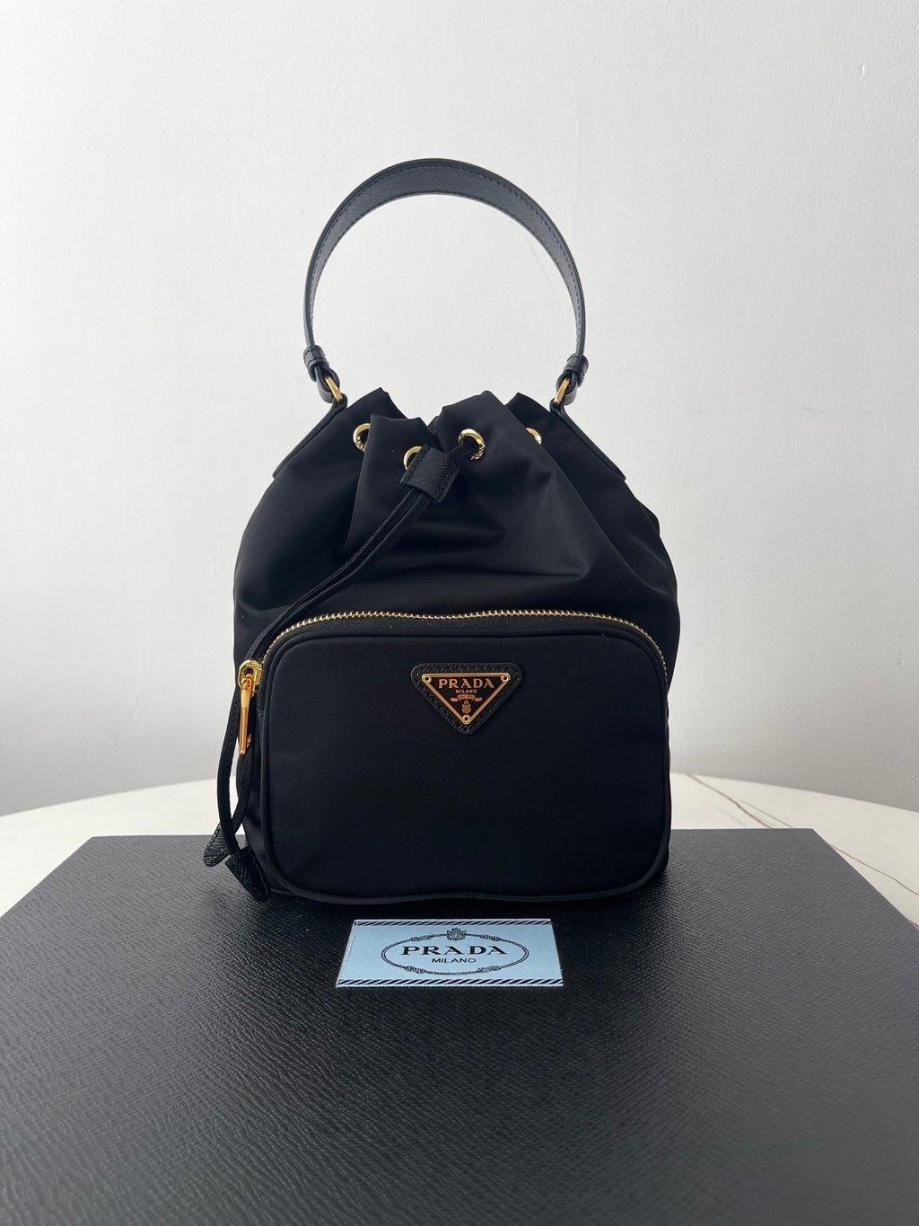 Prada Drawstring Shoulder Bag