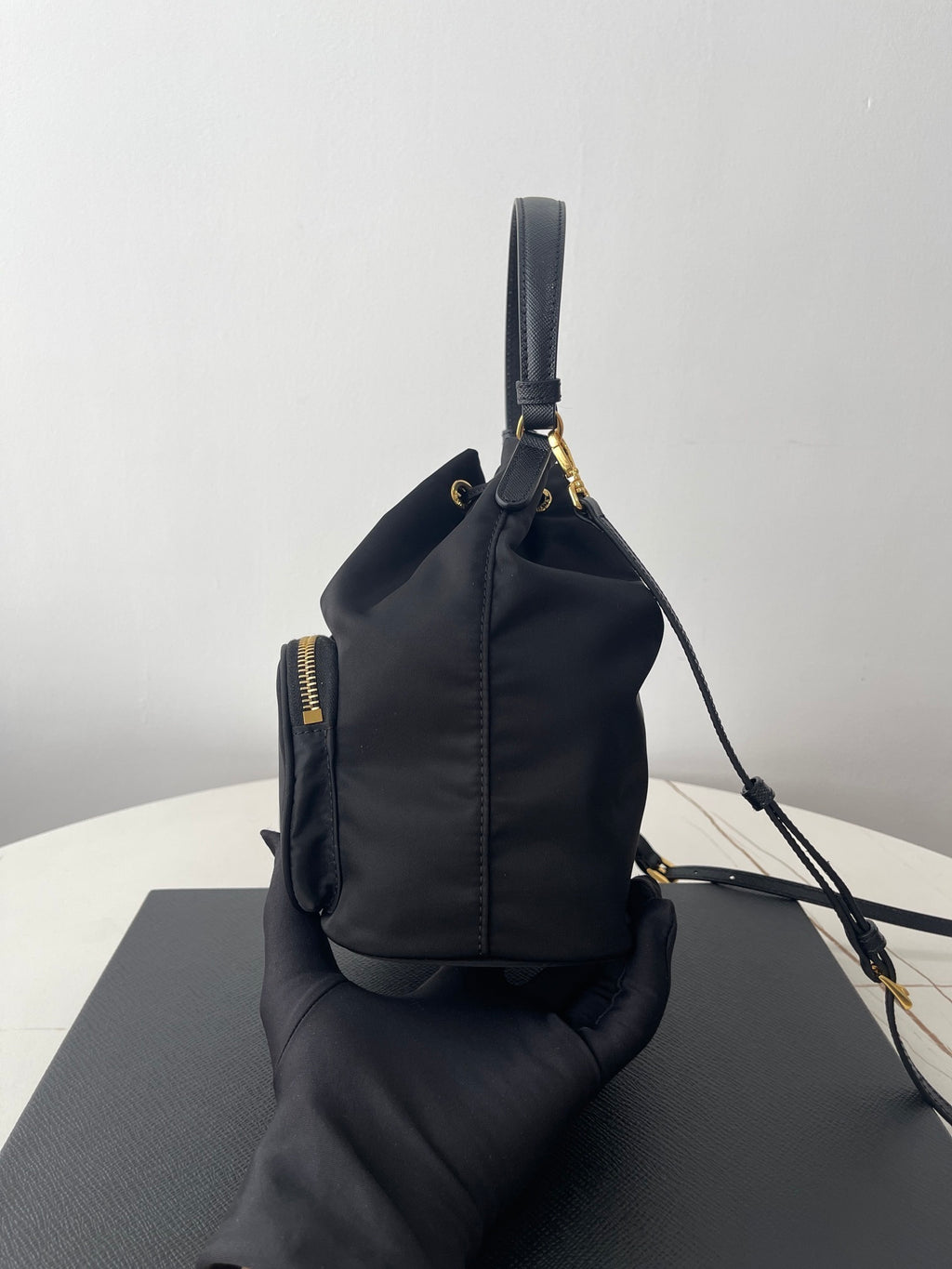Prada Drawstring Shoulder Bag