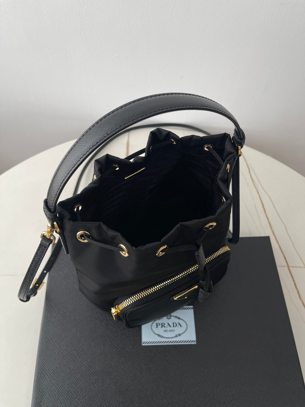 Prada Drawstring Shoulder Bag