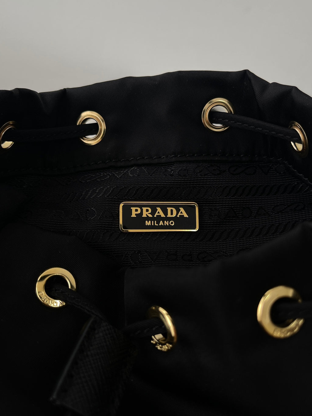 Prada Drawstring Shoulder Bag