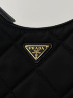 Prada Quilted Re-Nylon Hobo Bag