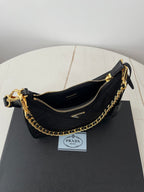 Prada Quilted Re-Nylon Hobo Bag