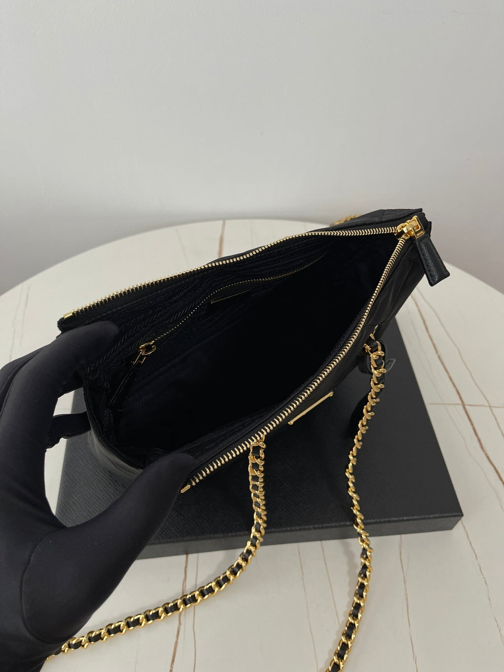 Prada Quilted Re-Nylon Tote
