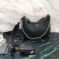 Prada Nylon Hobo Bag Three-in-One